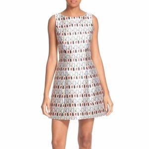 Alice & Olivia Cosmetic Print Dress A-Line